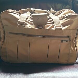 Tan Men's Weekender Travel Duffle Bag (105)